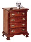 cherry nightstand four drawer